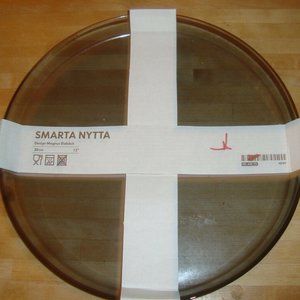IKEA SMARTA NYTTA 12" Glass Large Serving Plate. Just Perfect !